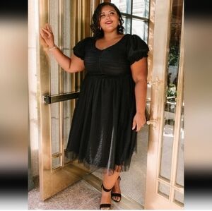 Ivy City Co Black Ballerina Dress